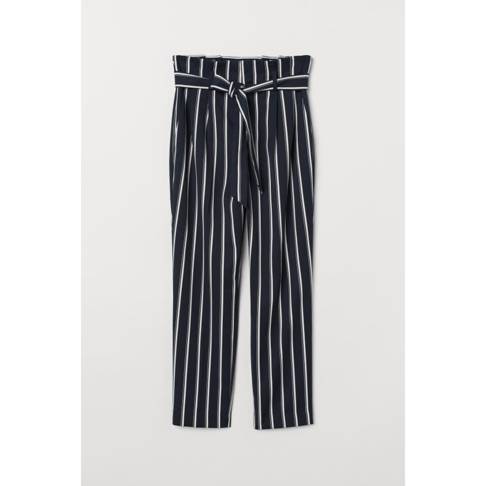 ❌SOLD❌ NWT Paper-bag Tie Striped Pants